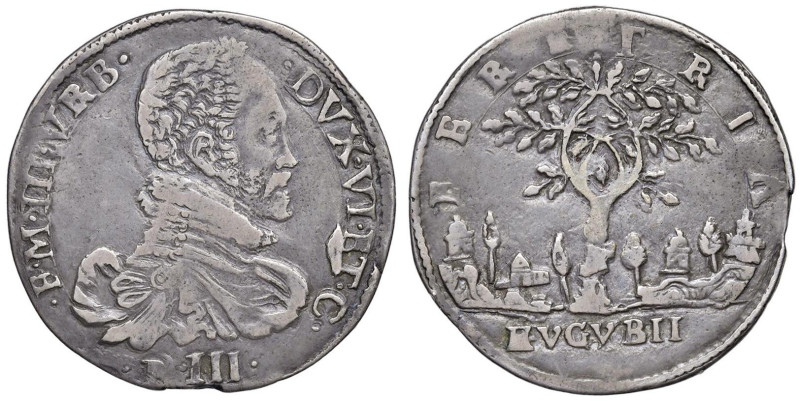 GUBBIO Francesco Maria II (1574-1624) Testone - Cavicchi 139 AG (g 9,52) RRR

...