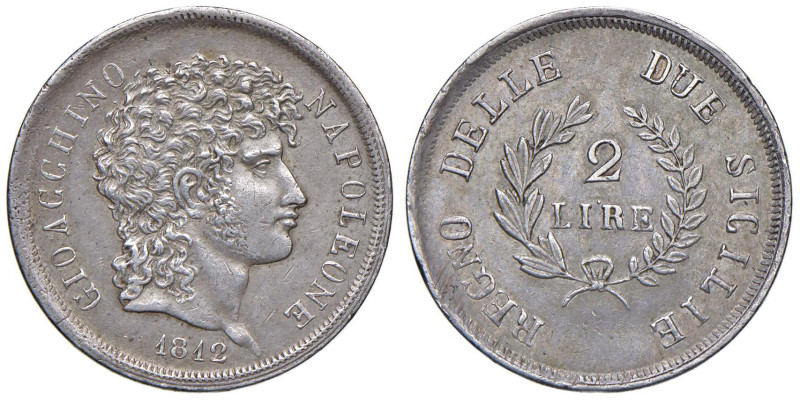 NAPOLI Gioacchino Murat (1808-1815) 2 Lire 1812 - Nomisma 738 AG (g 9,94)

Sta...