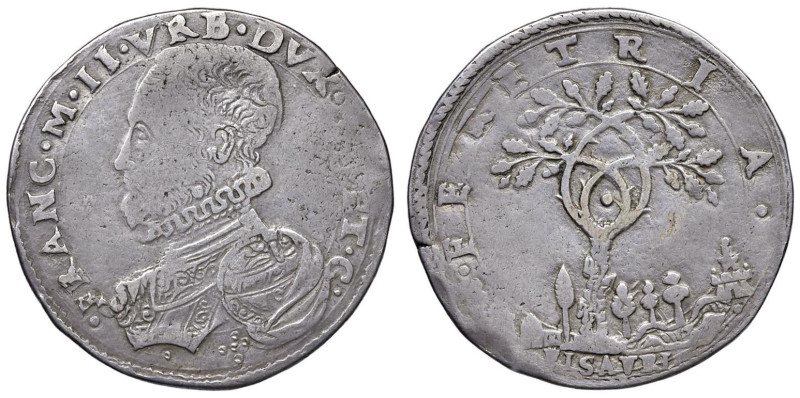 PESARO Francesco Maria II (1574-1624) Testone - Cavicchi 149 AG (g 9,55) RRR

...