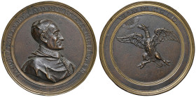 Cardinale Giacomo Antonio Morigia (1633-1708) Eccezionale Medaglia in bronzo da fusione realizzata nel 1698 circa a ricordo della nomina a Cardinale d...