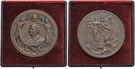 Cristoforo Colombo (1451-1506) Medaglia artistica coniata di massimo modulo 1892 Quarto Centenario della Scoperta delle Americhe - Opus: Pogliaghi e C...