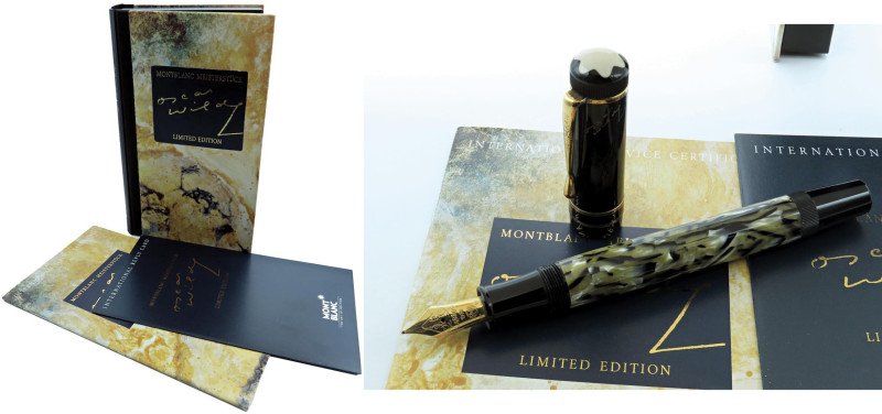 MONTBLANC Oscar Wilde -Penna Stilografica- Edizione limitata 07937/20000. Corpo ...