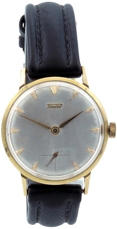 TISSOT -Solo tempo- Movimento a carica manuale. Cassa in oro rosa 18kt con diame...