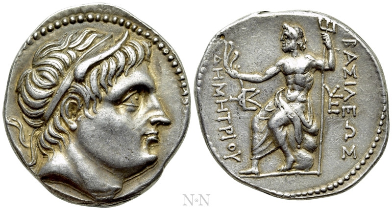 KINGS OF MACEDON. Demetrios I Poliorketes (306-283 BC). Tetradrachm. Amphipolis....