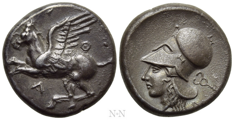 AKARNANIA. Leukas. Stater (Circa 350-320 BC). 

Obv: Pegasos flying left; Θ ab...