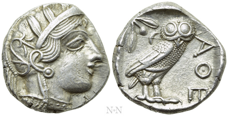 ATTICA. Athens. Tetradrachm (Circa 454-404 BC). 

Obv: Helmeted head of Athena...