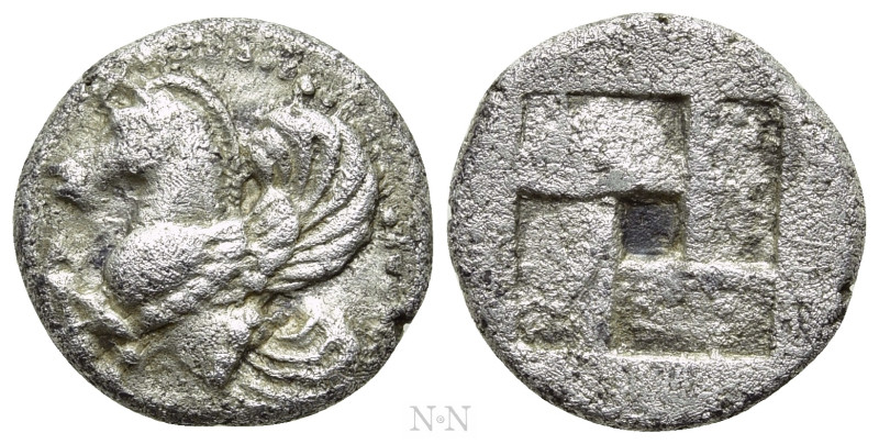 MYSIA. Lampsakos. Diobol (Circa 500-450 BC). 

Obv: Forepart of Pegasos left....