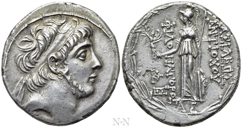 SELEUKID KINGDOM. Antiochos IX Eusebes Philopator (Kyzikenos) (114/3-95 BC). Tet...