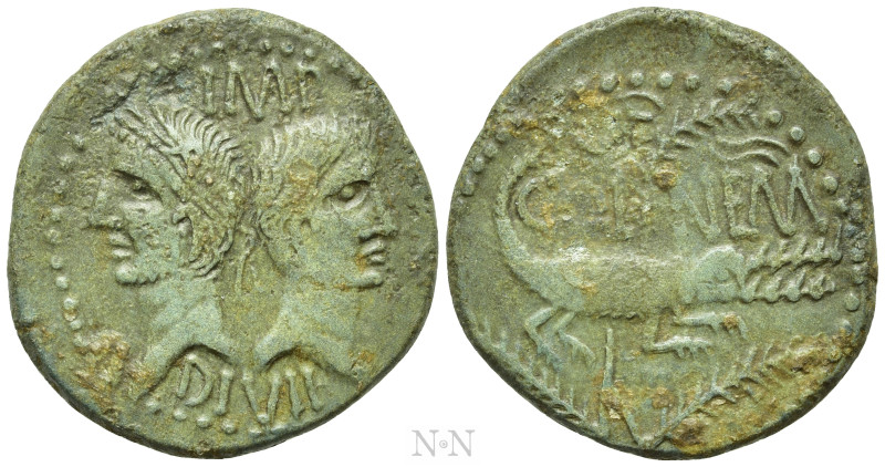 GAUL. Nemausus. Augustus (27 BC-14AD). As. 

Obv: IMP / DIVI F. 
Back to back...