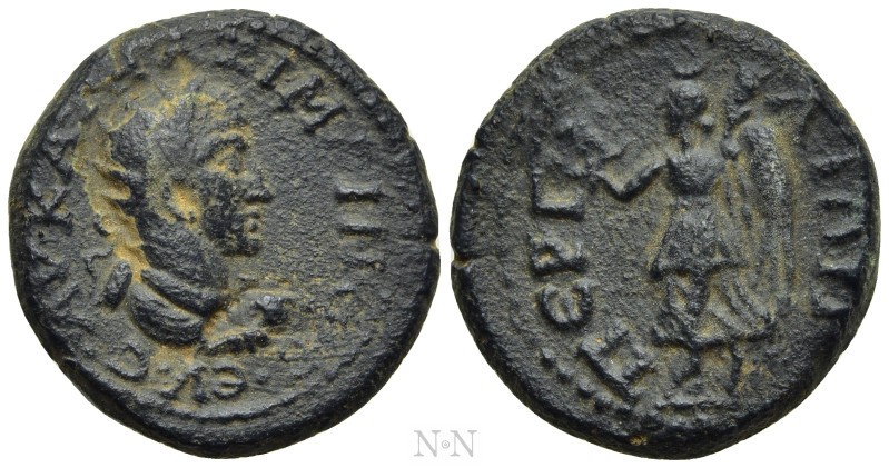 PAMPHYLIA. Perge. Maximinus I Thrax (235-238). Ae. 

Obv: ΑΥ ΚΑΙ ΜΑΞΙΜЄΙΝΟϹ ЄΥ...