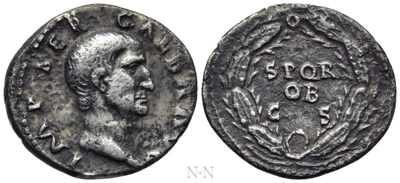 GALBA (68-69). Denarius. Rome. 

Obv: IMP SER GALBA AVG. 
Bare head right.
R...