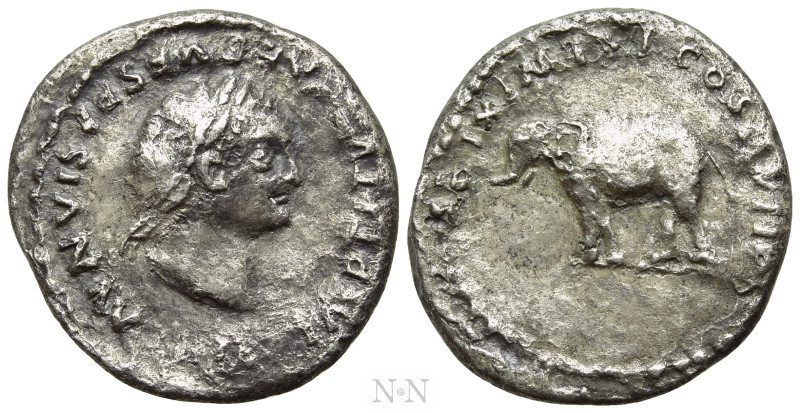 TITUS (79-81). Denarius. Rome. 

Obv: IMP TITVS CAES VESPASIAN AVG P M. 
Laur...