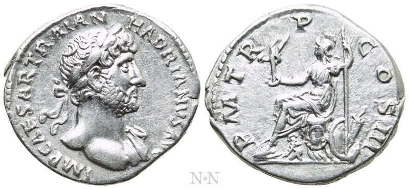 HADRIAN (117-138). Denarius. Rome. 

Obv: IMP CAESAR TRAIAN HADRIANVS AVG. 
L...