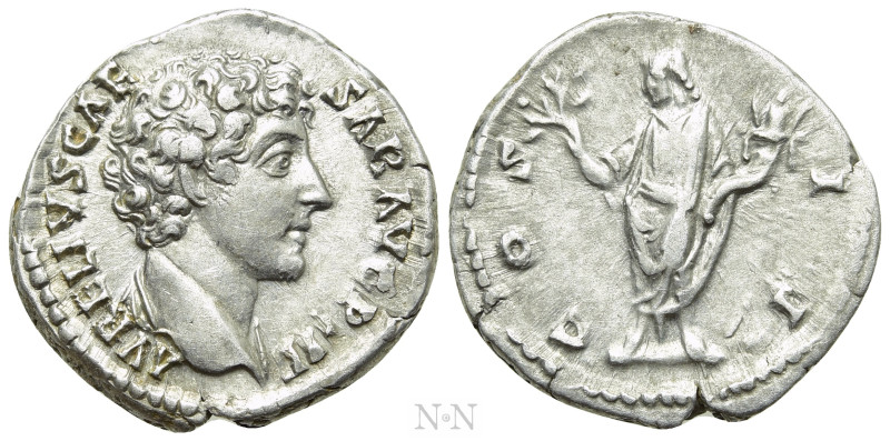 MARCUS AURELIUS (Caesar, 139-161). Denarius. Rome. 

Obv: AVRELIVS CAESAR AVG ...