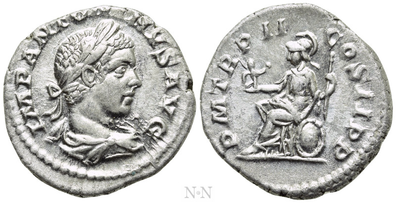 ELAGABALUS (218-222). Denarius. Rome. 

Obv: IMP ANTONINVS AVG. 
Laureate and...