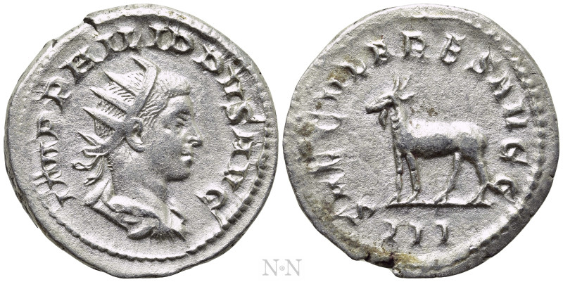 PHILIP II (247-249). Antoninianus. Rome. Saecular Games/1000th Anniversary of Ro...