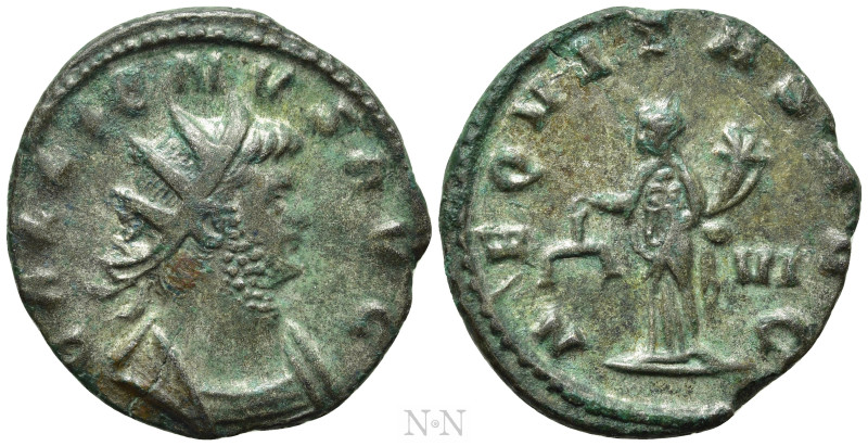 GALLIENUS (253-268). Antoninianus. Rome. 

Obv: GALLIENVS AVG. 
Radiate and c...