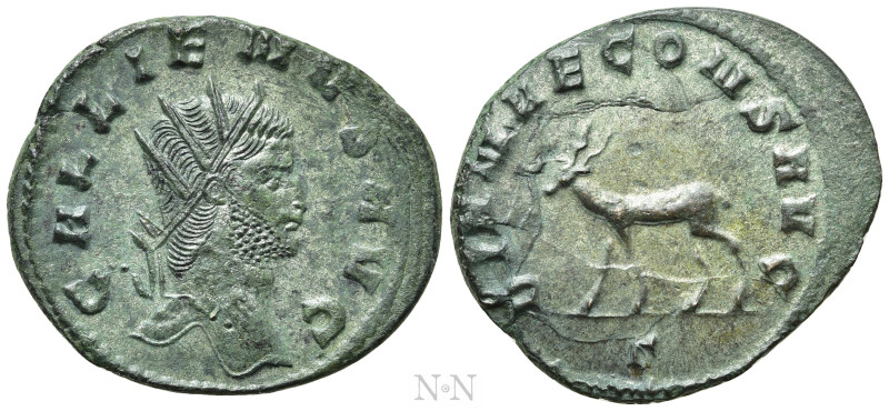 GALLIENUS (253-268). Antoninianus. Rome. 

Obv: GALLIENVS AVG. 
Radiate head ...
