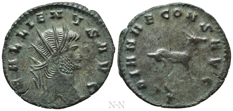 GALLIENUS (253-268). Antoninianus. Rome. 

Obv: GALLIENVS AVG. 
Radiate head ...