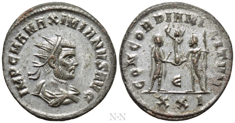 MAXIMIANUS HERCULIUS (First reign, 286-305). Antoninianus. Cyzicus. 

Obv: IMP...