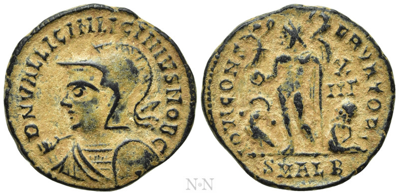 LICINIUS II (Caesar, 317-324). Follis. Alexandria. 

Obv: D N VAL LICIN LICINI...