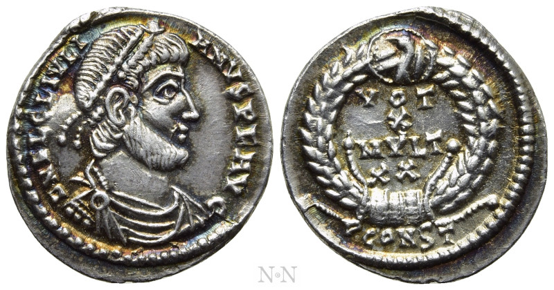 JULIAN II APOSTATA (360-363). Siliqua. Arelate. 

Obv: D N FL CL IVLIANVS P F ...