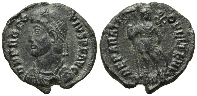 PROCOPIUS (365-366). Follis. Heraclea. 

Obv: D N PROCOPIVS P F AVG. 
Diademe...