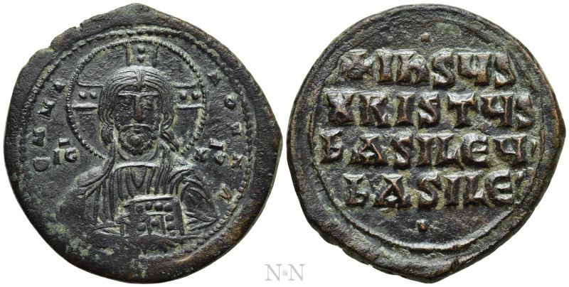 ANONYMOUS FOLLES. Class A3. Attributed to Basil II & Constantine VIII (976-1025)...