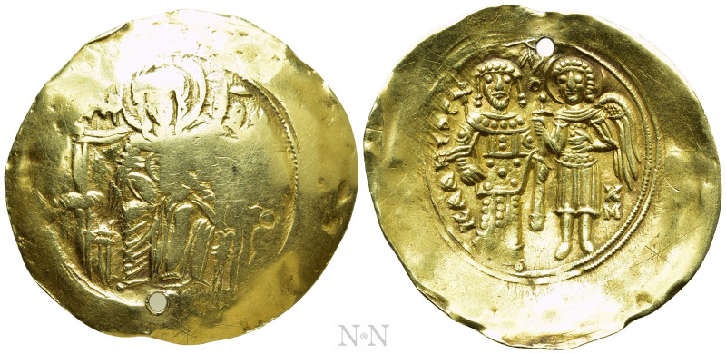 ISAAC II ANGELUS (First reign, 1185-1195). GOLD Hyperpyron. Constantinople. 

...