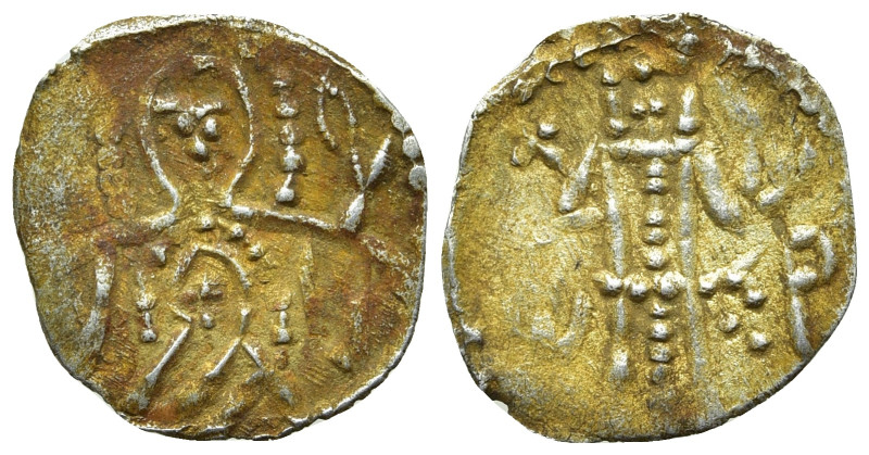 BULGARIA. Second Empire. Ivan Šišman (1371-1395). Half Grosh. 

Obv: Facing bu...