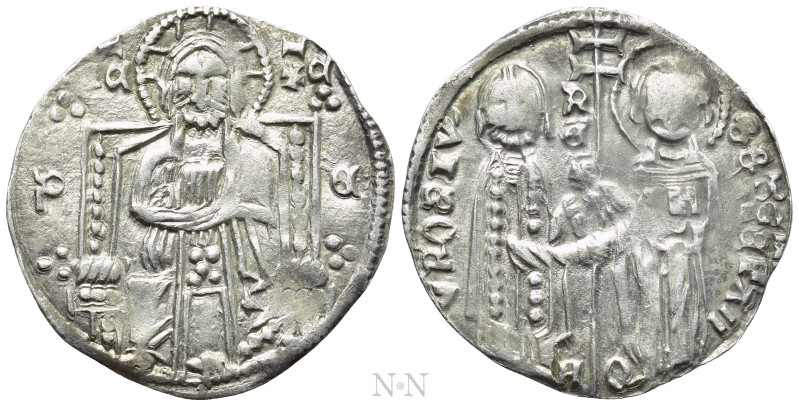 SERBIA. Stefan Uroš II Milutin (King, 1282-1321). Dinar. 

Obv: IC - XC. 
Chr...