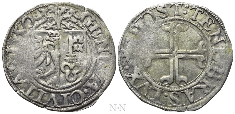 SWITZERLAND. Geneva. Sol (1550). 

Obv: GENEVA CIVITAS. 
Coat of arms; eagle ...