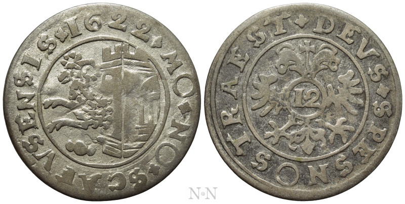 SWITZERLAND. Schaffhausen. 12 Kreuzer (1622). 

Obv: MO NO SCAFVSENSIS. 
Fore...