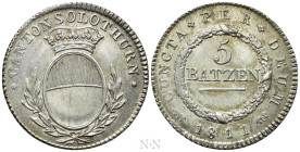 SWITZERLAND. Solothurn. 5 Batzen (1811)