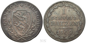 SWITZERLAND. Thurgau. Batzen (1809). Solothurn
