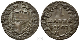 SWITZERLAND. Vaud. Rappen (1807)