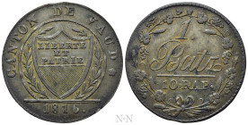 SWITZERLAND. Vaud. Batzen - 10 Rappen (1816)