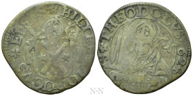 SWITZERLAND. Wallis/Valais. Hildebrand II Jost (1613-1638). Batzen (1624)