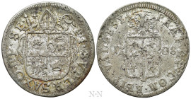 SWITZERLAND. Wallis/Valais. Franz Joseph Supersaxo (1701-1734). Batzen (1708)