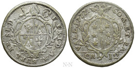 SWITZERLAND. Wallis/Valais. Franz Joseph Ambuel (1760-1780). 12 Kreuzer (1777)