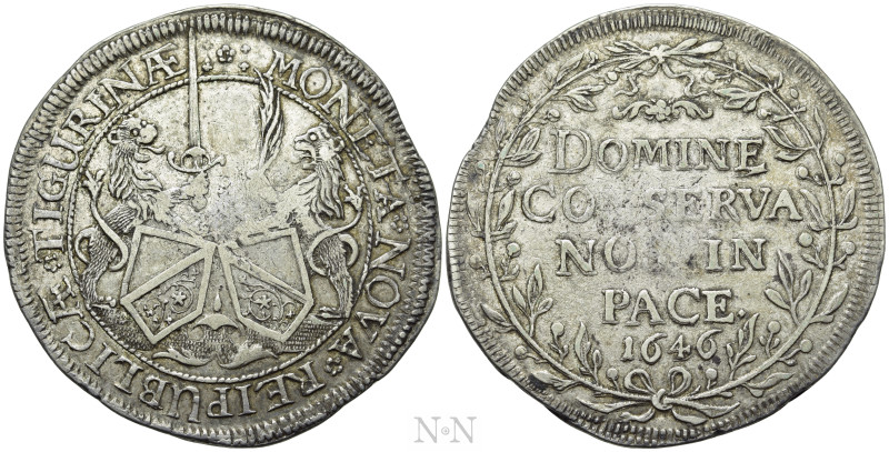 SWITZERLAND. Zürich. Taler (1646). 

Obv: MONETA NOVA REIPUBLICÆ TIGURINÆ. 
T...