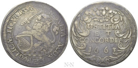 SWITZERLAND. Zürich. Taler (1663)