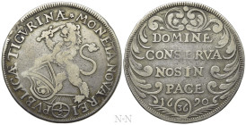 SWITZERLAND. Zürich. 1/2 Taler (1690)
