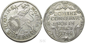 SWITZERLAND. Zürich. 1/2 Taler (1745)