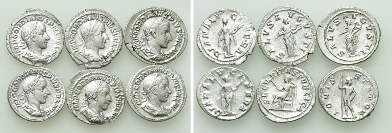 6 Denarii of Gordianus III. 

Obv: .
Rev: .

. 

Condition: See picture....