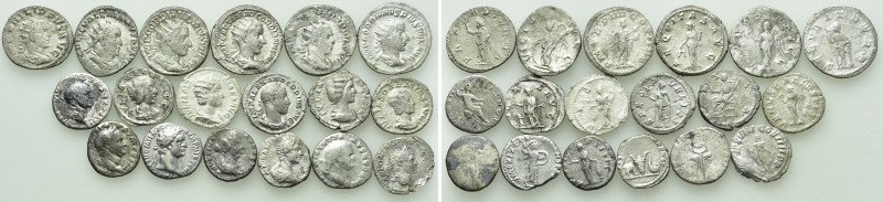 18 Denarii and Antoniniani. 

Obv: .
Rev: .

. 

Condition: See picture....