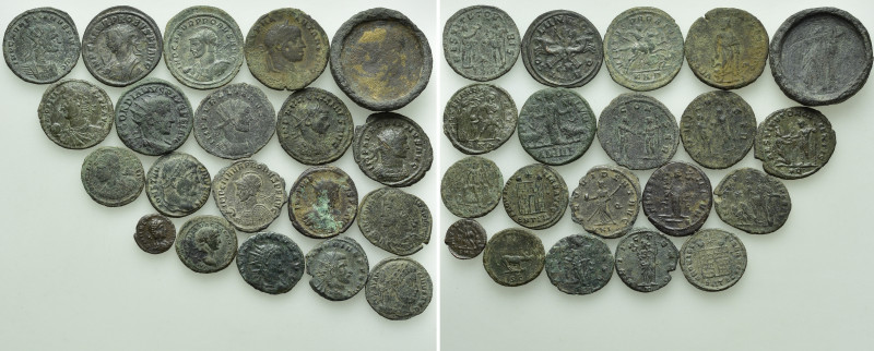 20 Roman Coins. 

Obv: .
Rev: .

. 

Condition: See picture.

Weight: g...