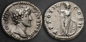 Marcus Aurelius, as Caesar AD 139-161. Rome. Denarius AR