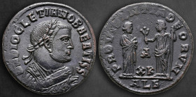 Diocletian AD 284-305. Alexandria. Follis Æ