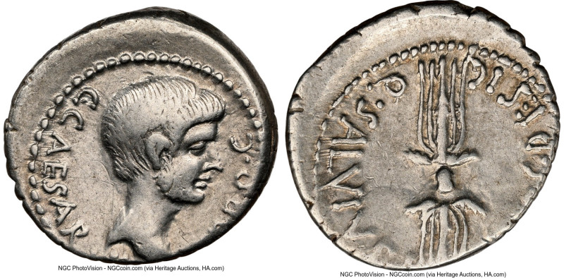 Octavian, as Triumvir (43-33 BC), with Q. Salvidienus Rufus, as Imperator and Co...